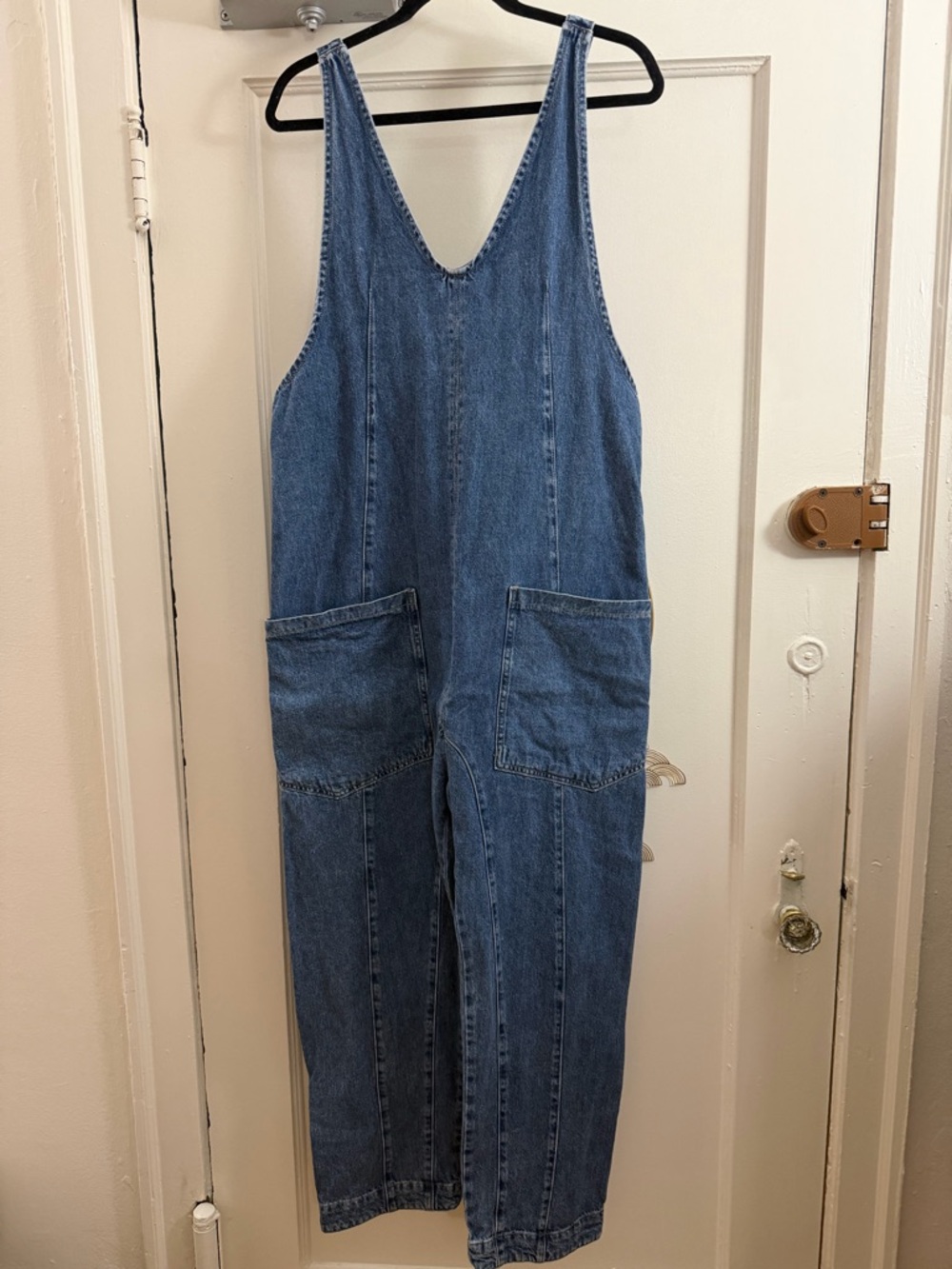 We The Free Indigo Denim Overalls
